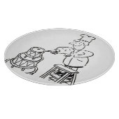 Dekmaker Decoratieve reukzak Snijplank (Hoek)