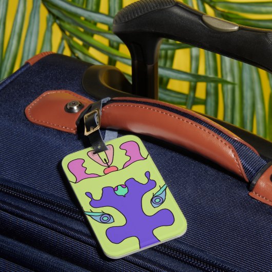 Dekokissen Bagagelabel (Voorkant Insitu 1)