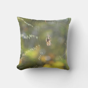 Dekokissen goldene Spinne Kussen
