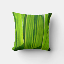 Dekokissen grüne Maisblätter mit Schatten Kussen