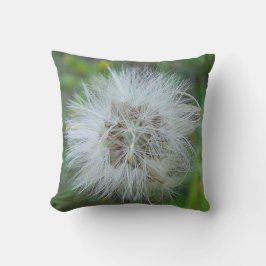 Dekokissen helle, haarige Blumenkugel Kussen