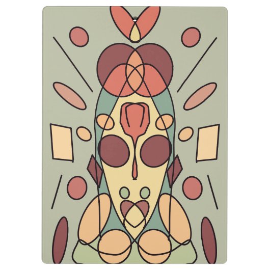 Dekokissen Klembord (Achterkant)