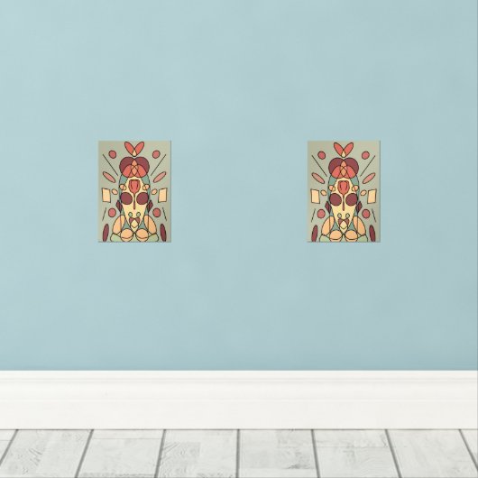 Dekokissen Muurkunst Sets (Houten vloer)