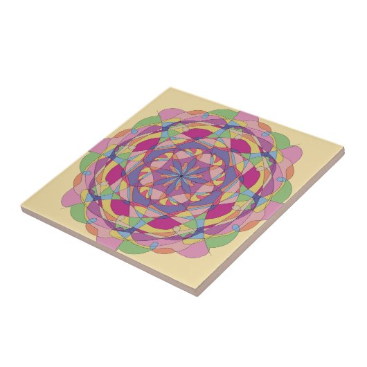 Dekokissen Tegeltje (Zijkant)