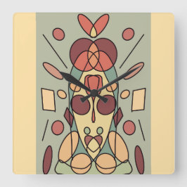 Dekokissen Vierkante Klok