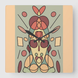 Dekokissen Vierkante Klok