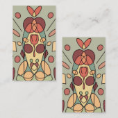 Dekokissen Visitekaartje (Voorkant / Achterkant)