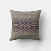 Dekokissen Wavy Black Currant & Ivory Kussen (Achterkant)