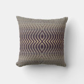 Dekokissen Wavy Black Currant & Ivory Kussen (Voorkant)