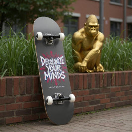 Dekoloniseer je geest (punten) persoonlijk skateboard