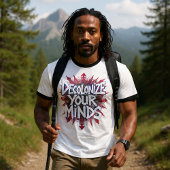 Dekoloniseer je geest (punten) t-shirt