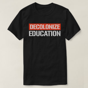 Dekoloniseren Onderwijs Rechthoekige Sticker T-shirt