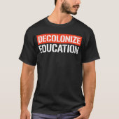 Dekoloniseren Onderwijs Rechthoekige Sticker T-shirt (Voorkant)