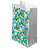 Dekorative blaue Tulpen Klein Cadeauzakje (Achterkant Gekanteld)