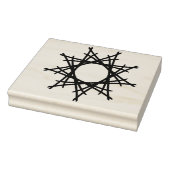 Dekorativer Stern Rubberstempel (Stempel)