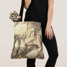 Dekoratives Bild in beige Farben Tote Bag
