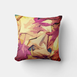 Dekoratives Bild von Herbstblättern Kussen