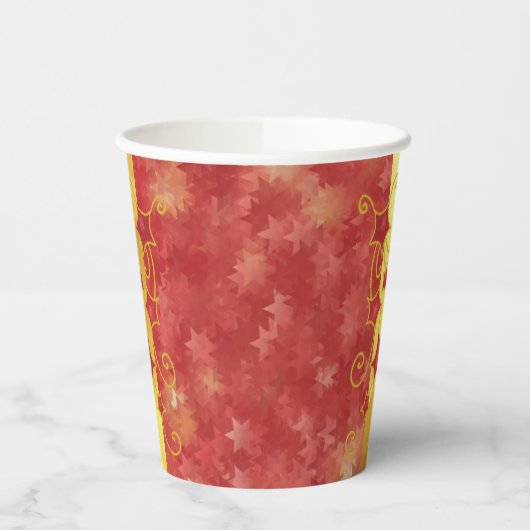 Dekostern  papieren bekers (Links)