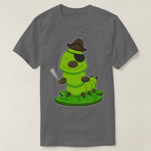 Dekpijler als piraat met zwaard t-shirt (Design voorkant)