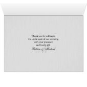 Dekplaatje voor Elegant Monogram Damask Table Plaa (Binnen Horizontaal (Onder))