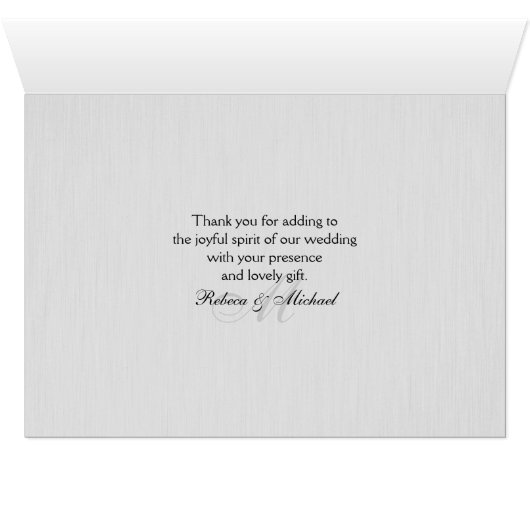 Dekplaatje voor Elegant Monogram Damask Table Plaa (Binnen Horizontaal (Onder))