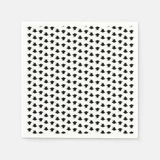 Deksel bovenaan grijs wit modern servet (Voorkant)