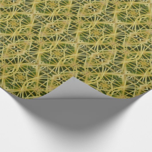 Deksel Cactus Emerging Pattern Wrapping Paper Cadeaupapier (Hoek)