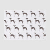 Deksel en wit Italiaans grijswindflesje Tissuepapier (Voorkant)