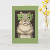 Deksel in een maskerkaart kaart (Gele Bloem)