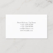 Deksel met driehoekige liniaal visitekaartje (Achterkant)