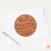 Deksel met een draagtas van 2,5 inch voor vredesca ronde sticker (Envelop)