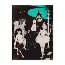 Deksel met Faun en Ballerina