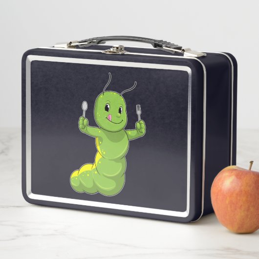 Deksel met spoon en vork (In situ)