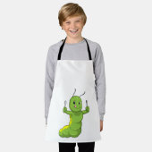 Deksel met spoon en vork schort (Gedragen)