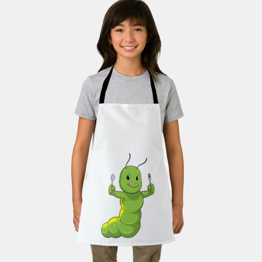 Deksel met spoon en vork schort (Insitu)