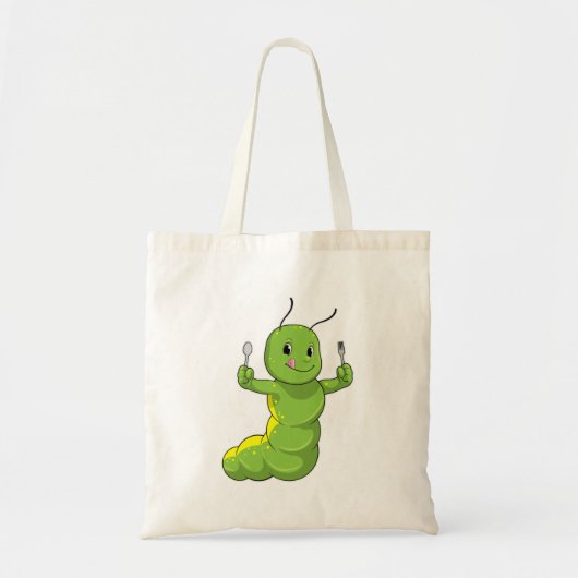 Deksel met spoon en vork tote bag (Voorkant)