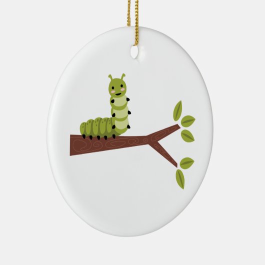 Deksel op de boom keramisch ornament (Rechts)