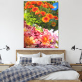 Deksel op Mums Wrapped Canvas Afdruk (Insitu (Slaapkamer))