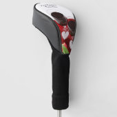 Deksel van aangepaste wijnovers golfheadcover (Schuin)
