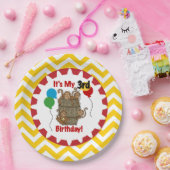 Deksel van apen 3e Borden op basis van zeedagen Papieren Bordje (Feest)