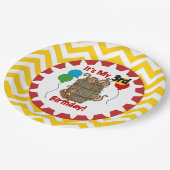 Deksel van apen 3e Borden op basis van zeedagen Papieren Bordje (Gekanteld)