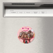 Deksel van apen Orangutan Babies Magneet (Insitu (Vaatwasser))