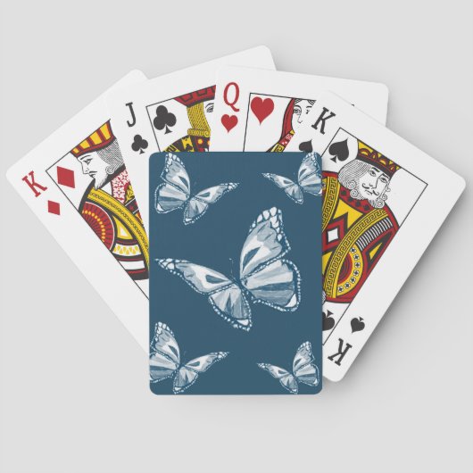 Deksel van de Butterfly-speelkaart Pokerkaarten (Achterkant)