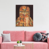 Deksel van de kist van de zangeres, Toarnemiherti, Canvas Afdruk (Insitu (Woonkamer))