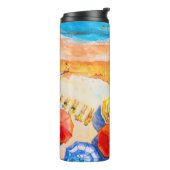 Deksel van de waterverf van de bovenste uitzicht, thermosbeker (Gedraaid links)