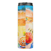 Deksel van de waterverf van de bovenste uitzicht, thermosbeker (Achterkant)