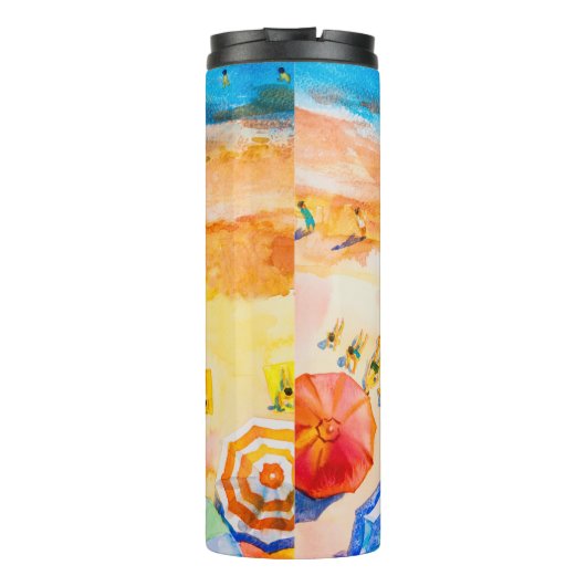 Deksel van de waterverf van de bovenste uitzicht,  thermosbeker (Achterkant)