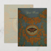 Deksel van de zijde van de vlinder ~ Briefkaart / (Voorkant / Achterkant)