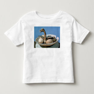 Deksel van een broodrooster met een vogel kinder shirts