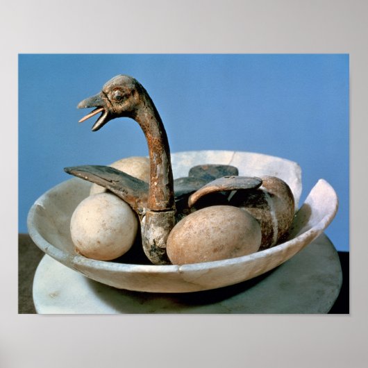 Deksel van een broodrooster met een vogel poster (Voorkant)